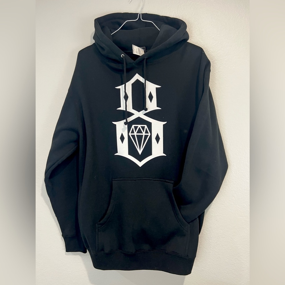 Get while it lasts! Brand new with tags black medium 10oz fleece REBEL 8 hoodie.